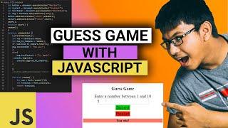 Coding a Random Number Guessing Game With JavaScript in less than 60 minutes! #100DaysOfCode Day 7