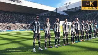 4K | PES 2024 Ultra Realism Graphics & Sound Mod | Newcastle United vs Spurs | Premier League Update