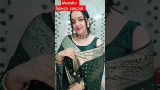  Meesho Saree Haul 320 Rs  Georgette/Bnarsi Silk Chickenkari / Jimmy Choo / Meesho Partywear Saree