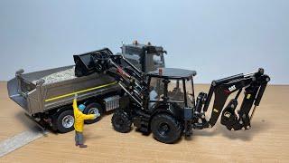 1/50 Scale CAT 420F2 Backhoe Loader - Diecast Masters