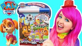 Coloring PAW Patrol Magic Invisible Ink Coloring Book | Imagine Ink Marker