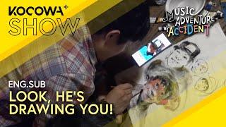 Kian84 Drawing Beautiful Portraits for the Kids  | Music Adventure by Accident EP06 | KOCOWA+