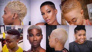 46 Trendy Short HAIRCUTS For Black Women 2022 | Tapered Haircuts And Fades For Women You Should See