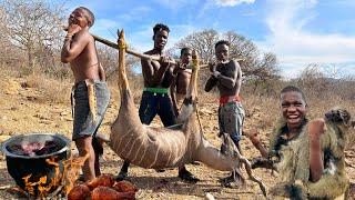 HADZABE CATCH MONSTER ANTELOPE FOR DINNER IN 2024!