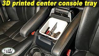 3D printed center console tray