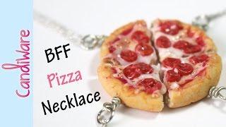 Tutorial: DIY Friendship Pizza Necklace - FIMO, Polymer Clay 