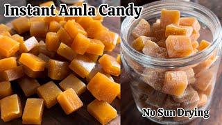 Instant Amla Candy | No Sun drying needed