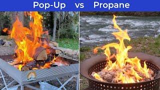 Pop-Up vs Propane Fire Pit | Gear Review 002