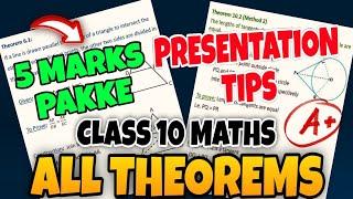 Don’t miss Class 10All Theorems (Triangles & Circles)Maths Class 10 Boards 2025