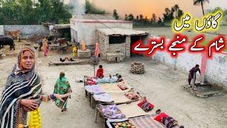 Gaon Mein Sham Ke Manjay Bistray  || Village Life Style Routine || Ayra Village