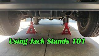 Jack Stands 101 for Beginners.