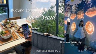 STUDY ABROAD DIARIES: flying the airplane alone, dorm move-in, exploring seoul