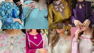 Winter Trending Keyhole Neck Designs | Mohri Gala Designs | Latest Neck Design 2024 for Girls |