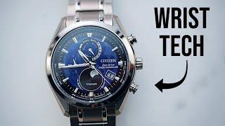 Affordable Tech CITIZEN Tsuki-yomi A T Super Accurate Atomic Moonphase in Titanium Hands on Review