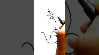 @anvi's corner Ganesh Chaturthi Drawing |Easy Ganaesh Drawing