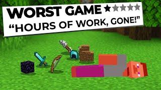 The worst minecraft reviews on the internet...