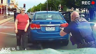 Angry Karen Brake Checks The Wrong Person... (Road Rage)