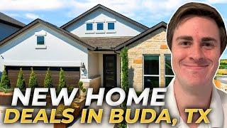 Buda Texas' HOTTEST NEW Homes Deals: What $350K to $600K Buys You In BUDA TX | North Austin Texas