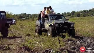 TOYOTA 22R  SACA DEL LODO A NISSAN PATROL Y SUZUKI SAMURAI * CARROS 4X4 EN EL LODO * RUTA SAYAXCHE