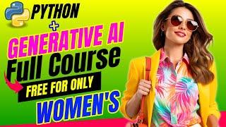 Generative AI & Python complete course Free for Women's | Learn any time any where  | guvi sawit.ai