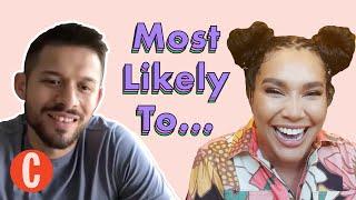 The Umbrella Academy's Emmy Raver-Lampman and David Castañeda play Most Likely To | Cosmopolitan UK