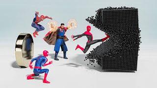 TRILOGY SPIDER-MANS and Dr. STRANGE vs EVIL MAGNETS