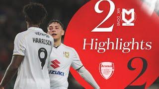 MK Dons v Arsenal U21 Highlights