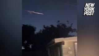 Mysterious light show over California was Chinese space junk falling to earth