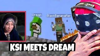 KSI Meets Dream on The DREAM SMP but Then This Happened..! (lol)