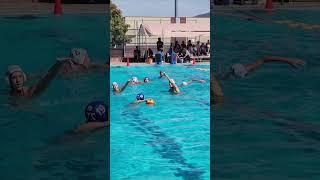 We are up...look at who's ready...pass to... Crush Tournament Acalanes Water Polo in Napa California