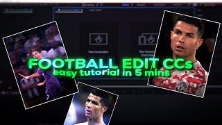 How To Make Trendy Football Edit CC Tiktok | After Effects Easy 5mins Tutorial