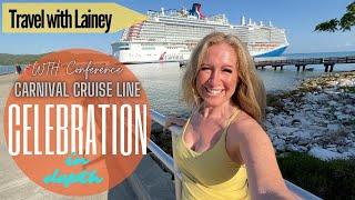 Carnival Celebration Full Ship Tour In-Depth for WTH 2023 Conference - 8 Night Caribbean Cruise