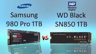 Samsung 980 Pro 1TB vs Western Digital WD Black SN850 1TB