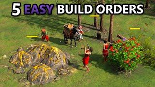 Easy Build Orders for AoM: Retold (All Civs) | Beginner’s Guide