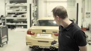 Akrapovič R&D secret work on the BMW M4 exhaust system