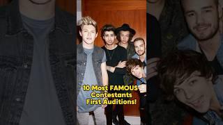 10 Most FAMOUS Contestants First Auditions! #music #xfactor #onedirection #BGT #artist #songs