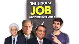 Who is the biggest job provider in India?
