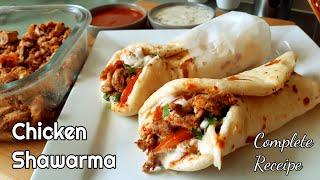 Homemade Chicken Shawarma Recipe | by Delhi Cookbook