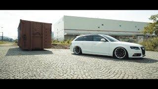 Estefan‘s bagged Audi A4 on Vossen Wheels | 4K