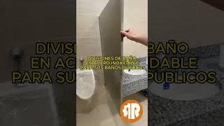 Fabrica de divisiones de baño en lamina de acero inoxidable en Bogotá Colombia