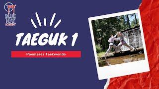 Taeguk 1 Moo Duk Kwan Taekwondo #BlueMatAcademy