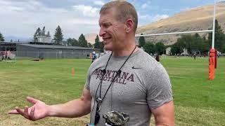 Montana Grizzlies head coach Bobby Hauck on QB battle