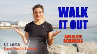 15 min fat-burn walking workout for absolute beginners | DR LENA'S WALK IT OUT SERIES (pilot)
