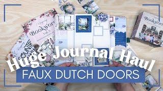 How to Create Faux Dutch Doors in Your Creative Journal + HUGE Rongrong Haul