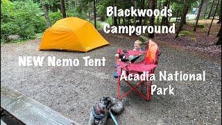 Acadia National Park: Blackwoods Camping Trip with NEW Nemo Aurora 3 Person Tent