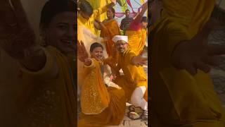 Me and my father vibing on pahadi song!  #fatherdaughter #pahadi #haldi #trending #viralvideo #viral