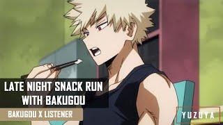 Late Night Snack Run With Bakugou ASMR | Bakugou x Listener (Breathing, Sleep Noises)