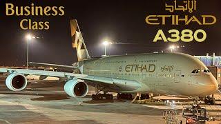 BUSINESS Etihad Airbus A380   Abu Dhabi - Paris CDG   Upper Deck  [FULL FLIGHT REPORT]