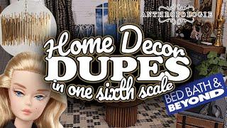 Miniature One Sixth Scale Dollhouse Decor Dupes DIY for My Diorama
