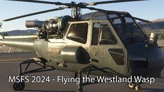 MSFS 2024 - Flying the Westland Wasp